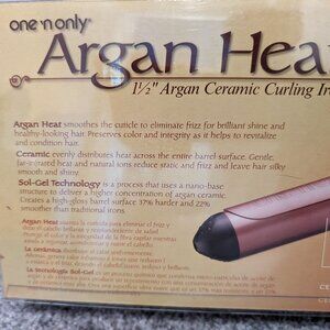 Argon heat ceramic curling iron
